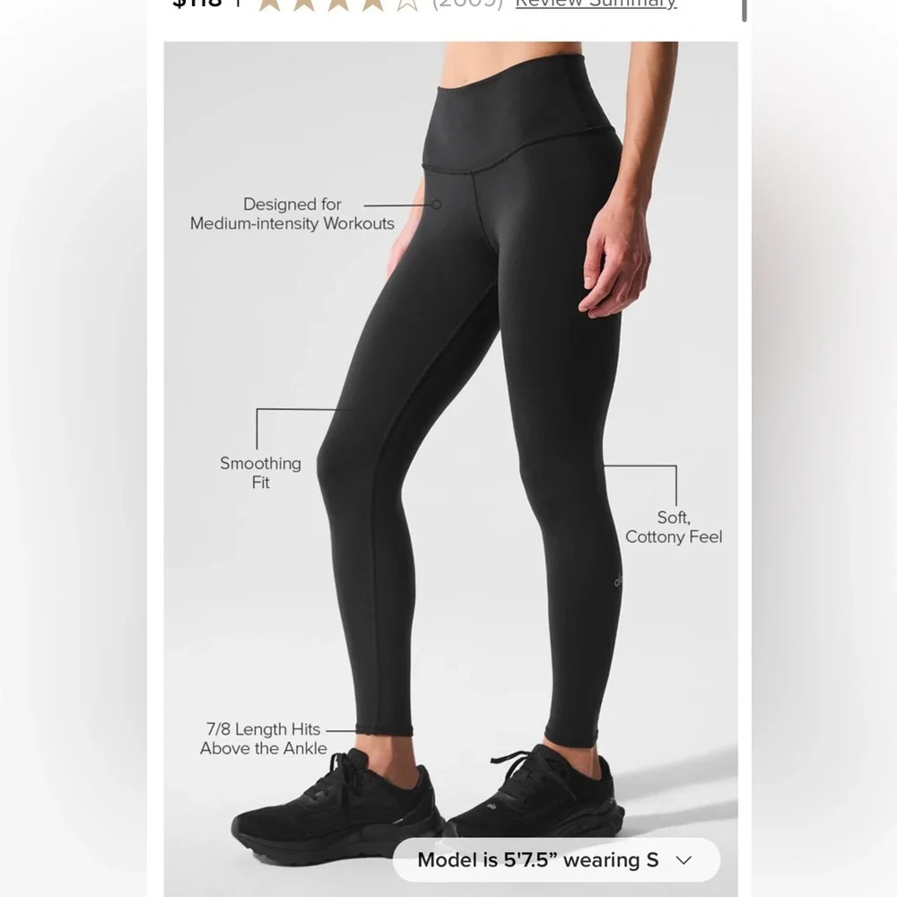 7/8 High-Waist Airbrush Legging